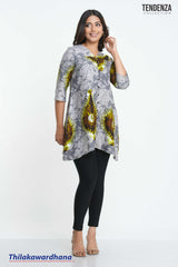 Tendenza Button Down Printed Top