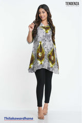 Tendenza Button Down Printed Top