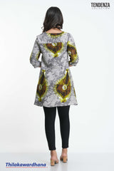 Tendenza Button Down Printed Top