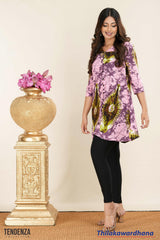 Tendenza Button Down Printed Top