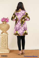 Tendenza Button Down Printed Top
