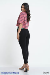 Wait Band Printed Activewear Legging