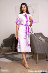 Tendenza Lavender Escape Midi Dress