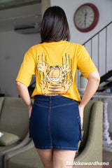 Akasi Mid Waist Denim Skirt