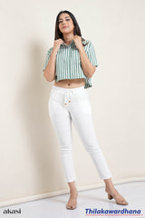 Akasi Front Tie Detailed Pant