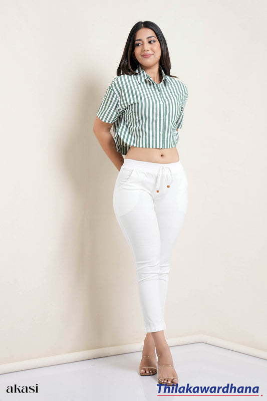 Akasi Front Tie Detailed Pant