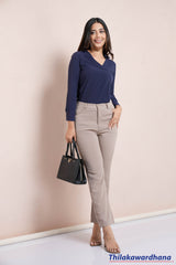 Akasi Mid Waist Tailored Pant