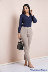 Akasi Mid Waist Tailored Pant