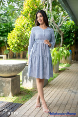 Aura Casual Chic Striped Dress