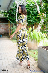 Aura Printed Slit Detailed Co-Ord Set