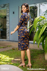 Tendenza Printed Midi Dress