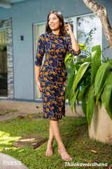 Tendenza Printed Midi Dress