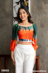 Tendenza Tie & Dye Crop Top
