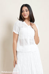 Engage Short Sleeve Cutlon Top