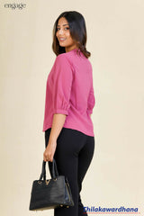 Engage 3/4 Sleeve WW Top