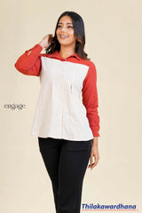 Engage Autumn Lines Belted Top