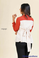Engage Autumn Lines Belted Top