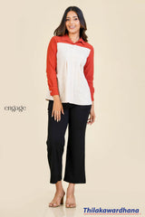 Engage Autumn Lines Belted Top