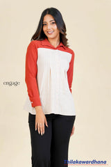 Engage Autumn Lines Belted Top
