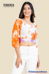 Tendenza Tie & Dye Crop Top
