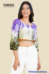 Tendenza Tie & Dye Crop Top
