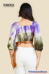Tendenza Tie & Dye Crop Top