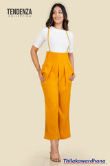 Tendenza High Waist Pleat Detailed Romper