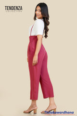 Tendenza High Waist Pleat Detailed Romper