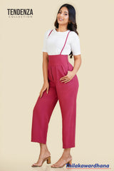 Tendenza High Waist Pleat Detailed Romper