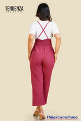 Tendenza High Waist Pleat Detailed Romper