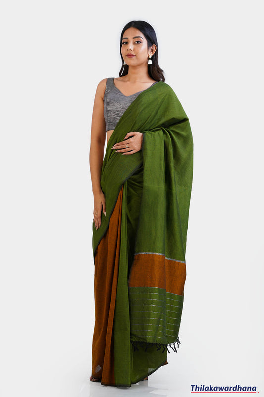 Border Detailed Handloom Saree