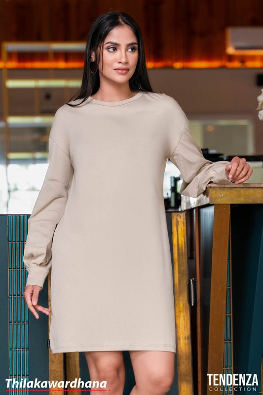 Tendenza Balloon Sleeve Mini Dress