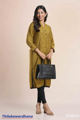 Tendenza Chinese Collared Kurta Top