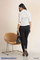 Engage Short Sleeve Cutlon Top