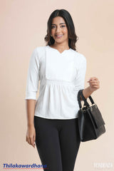 Tendenza York Lace Detailed Tunic Top