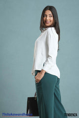 Tendenza Drop Shoulder Button Down Shirt