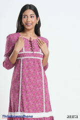 Aura Floral Lace Charm Dress