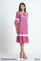 Aura Floral Lace Charm Dress