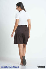 Tendenza Pleat Detailed Elegant Short