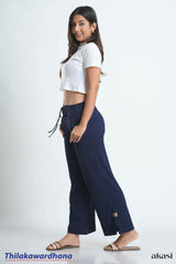 Akasi Drawstring Lounge Pant With Side Slits