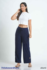 Akasi Drawstring Lounge Pant With Side Slits