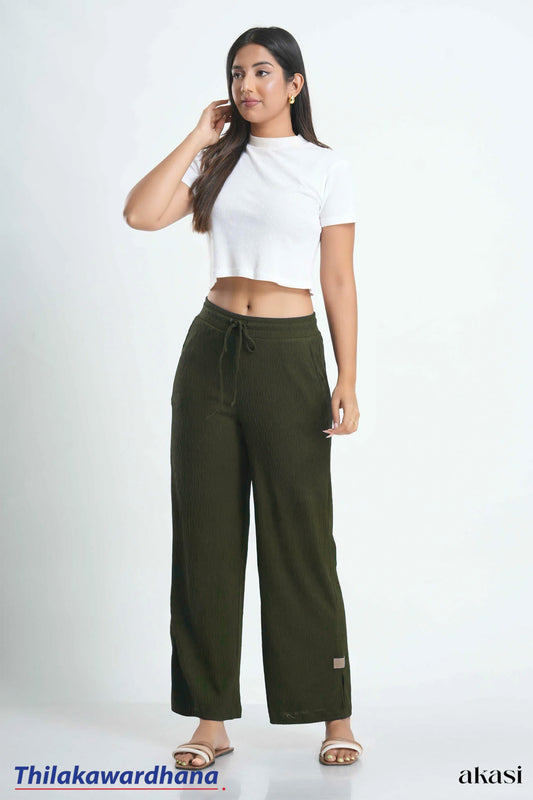 Akasi Drawstring Lounge Pant With Side Slits