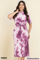 Tendenza Lavender Chic Midi Dress