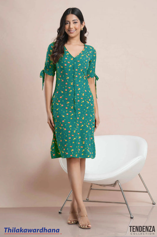 Tendenza Petal Charm Button Down Dress