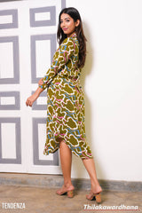 Tendenza Long Sleeve Button Up Shirt Dress