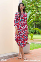 Tendenza Long Sleeve Button Up Shirt Dress