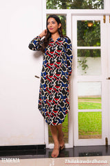 Tendenza Long Sleeve Button Up Shirt Dress