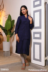 Tendenza Chinese Collared Kurta Top