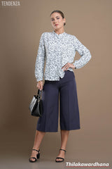 Tendenza Floral Printed Button Down Top