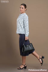 Tendenza Floral Printed Button Down Top